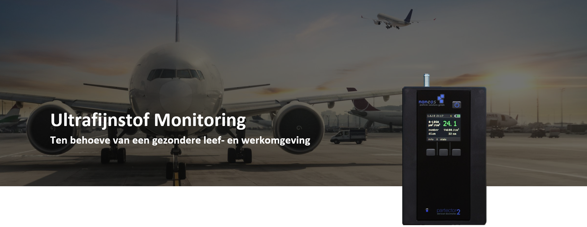 Basystemen Naneos Partector 2 Ultrafijnstof Monitor UFP Meten Ultrafijnstof Meter (1)