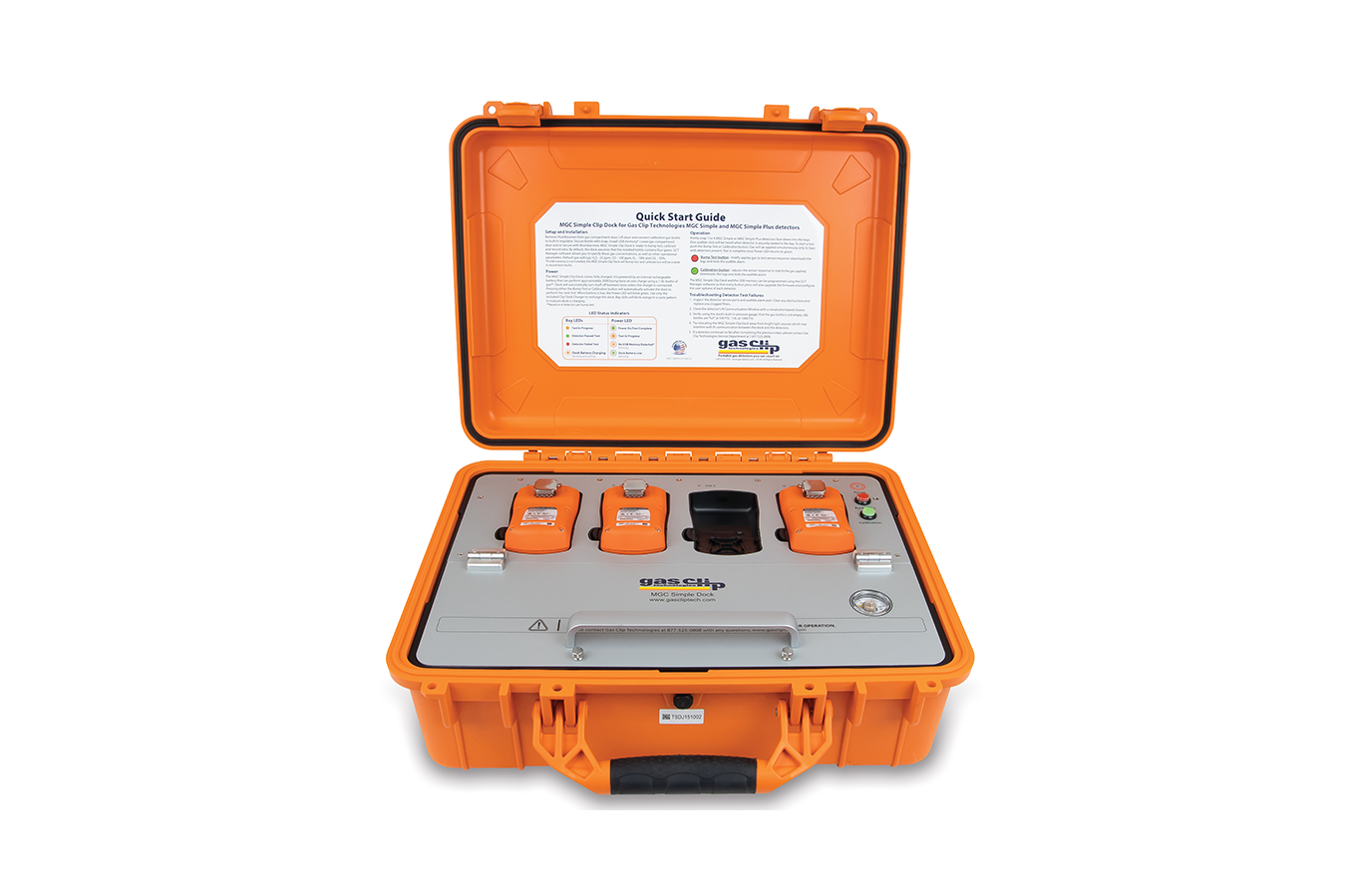 Basystemen Gas Clip Technologies Multi Gas Clip Simple Dock Afbeeldingen Front