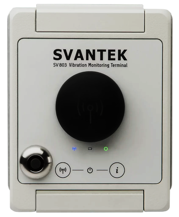 Basystemen Svantek Trillingen Meten SV803 Vibration Monitor SBR Richtlijn Front (4)