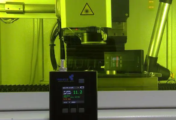 Basystemen Naneos Partector 2 Ultrafijnstof Monitor Omgevingsmonitor Laser Printen